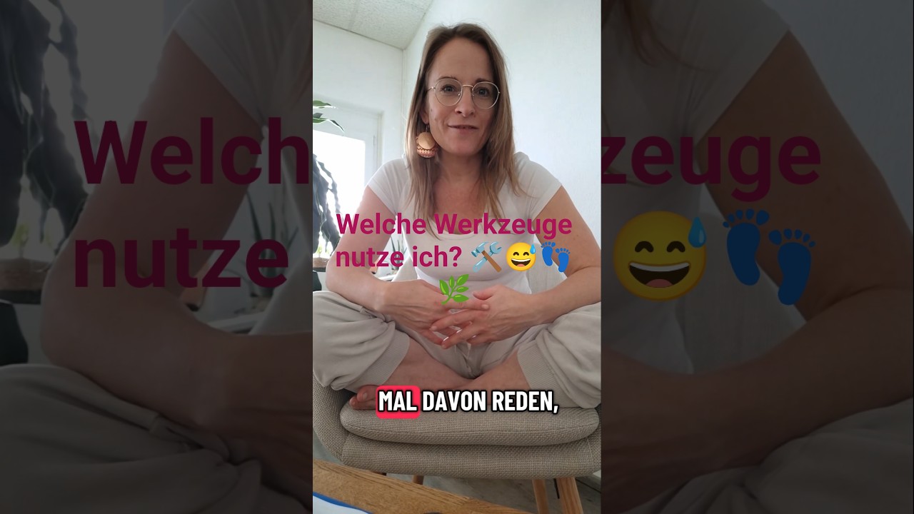 Welche Werkzeuge nutze ich⁉️🛠😅👣🌿 #barfusszone #fussreflexzonenmassage #massagegriff #m&uuml;nchwilen