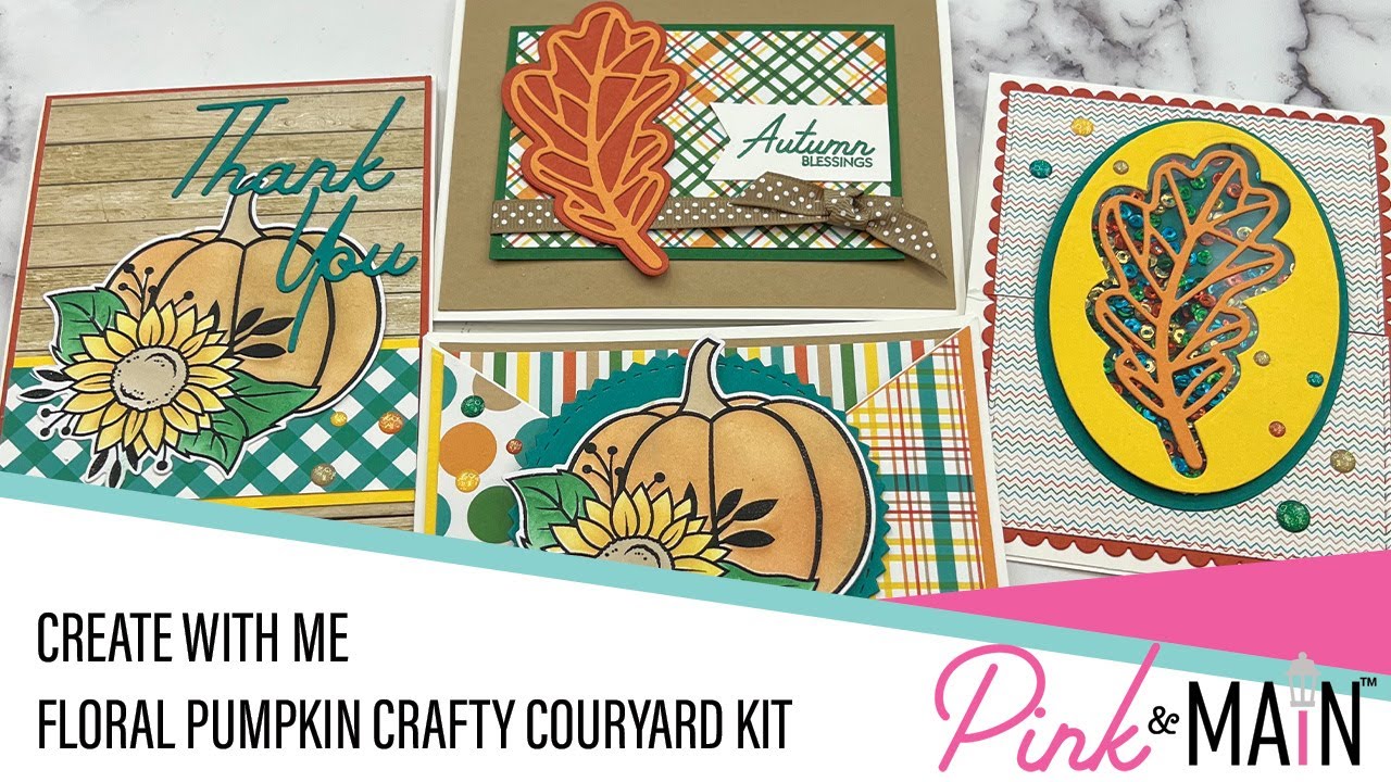Create With Me | Floral Pumpkin Crafty Courtyard Kit