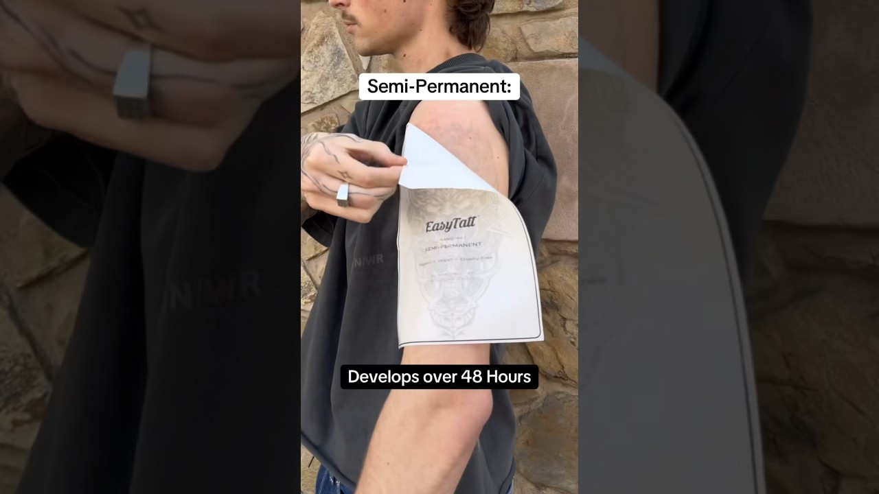 What&rsquo;s the difference between Semi Permanent and Temporary tattoos? 👀