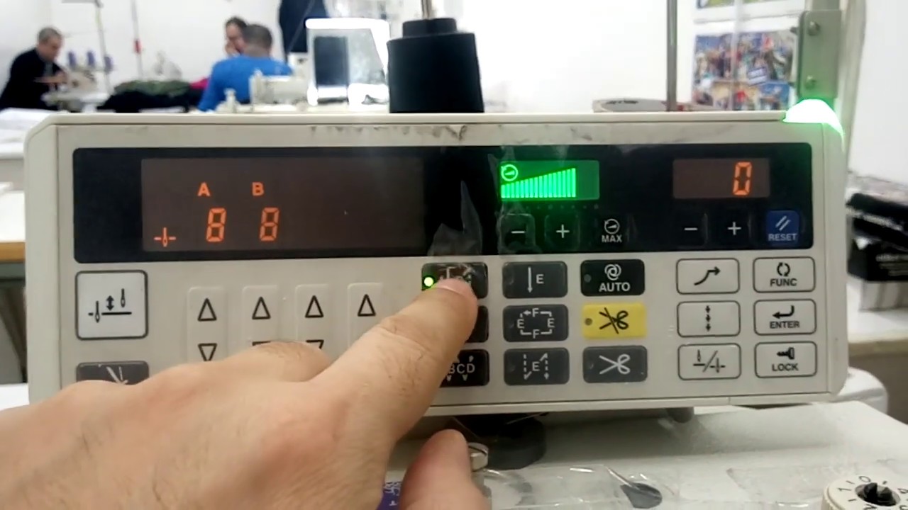 BROTHER 7200C DÜZ MAKİNE EKRAN TANITIMI