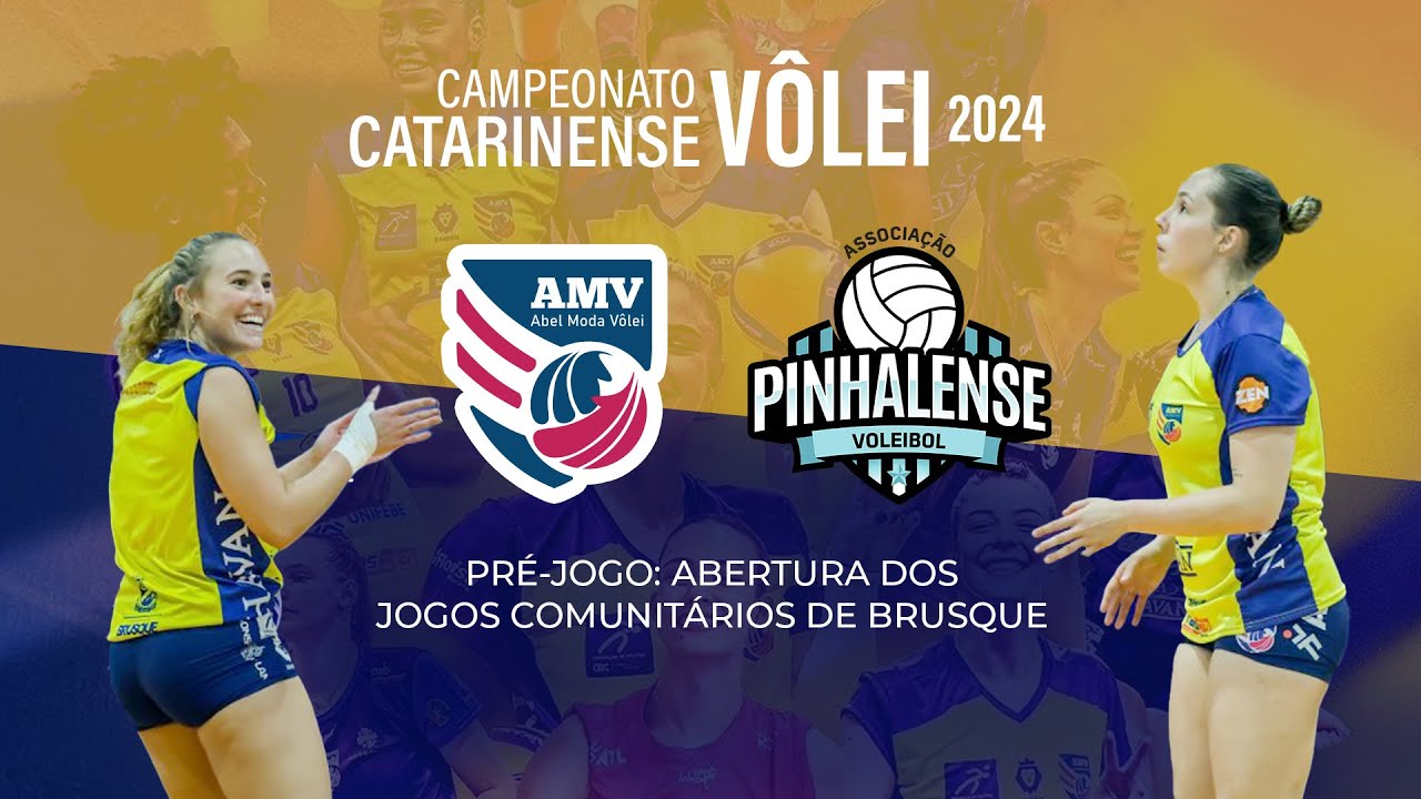 ABEL 3 x 0 PINHALENSE - CAMPEONATO CATARINENSE DE VÔLEI FEMININO 2024