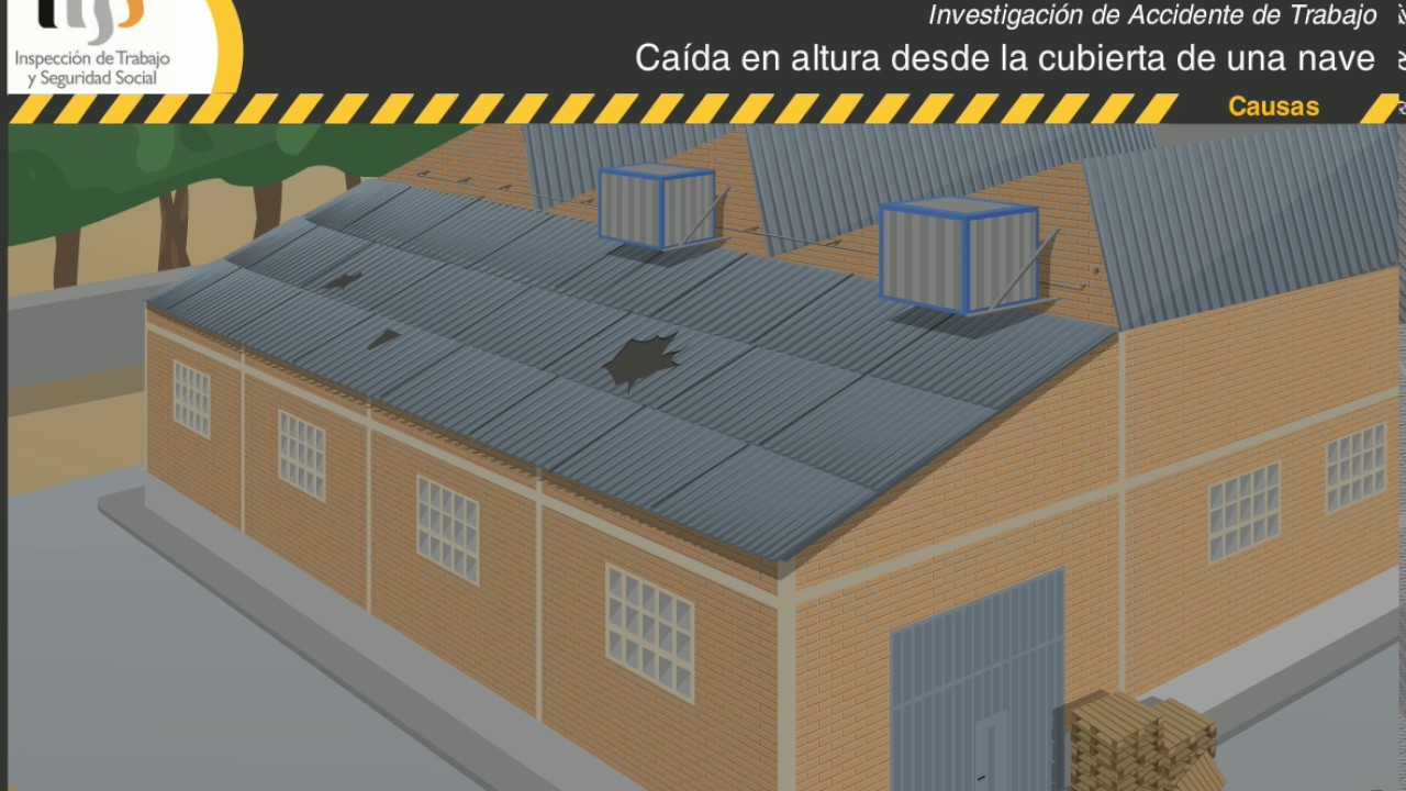 Caída en altura desde la cubierta de una nave