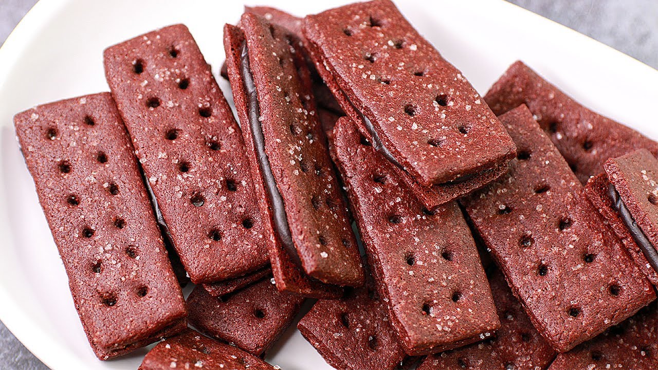 Homemade Bourbon Cookies | Eggless & Without Oven | Yummy | Bourbon Biscuit Recipe
