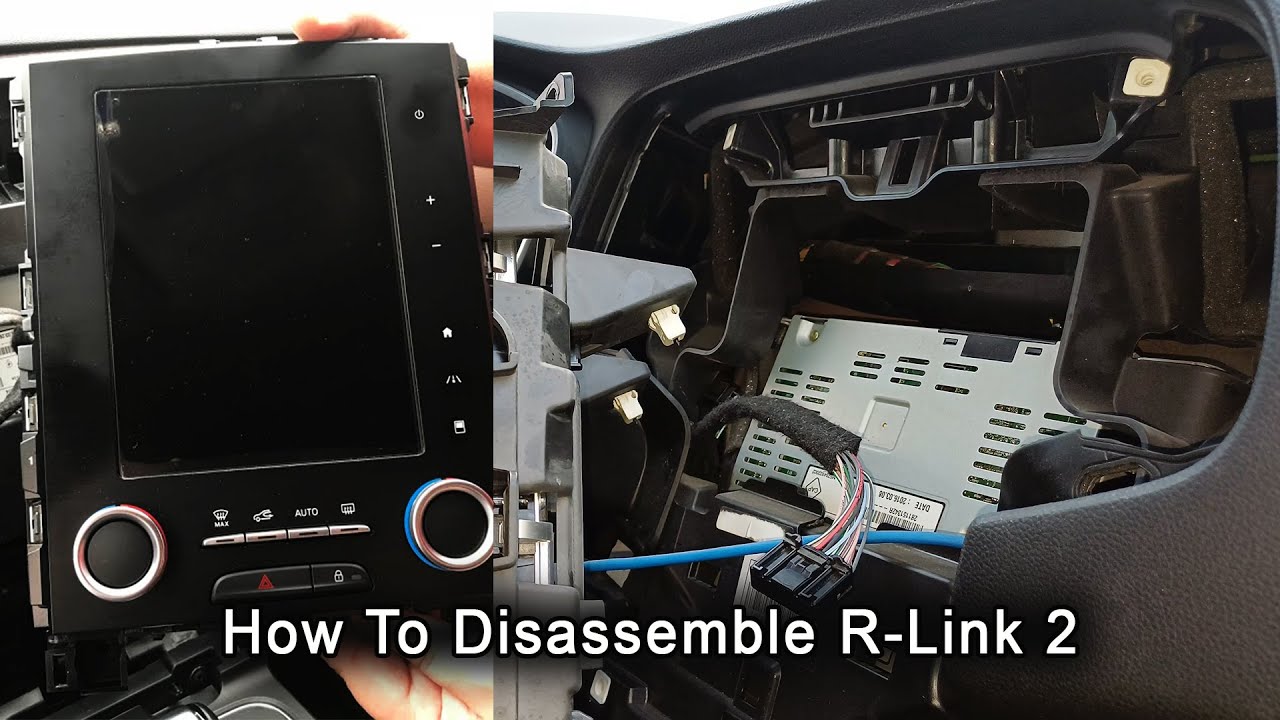 Démontage Autoradio R link 2 Renault Megane 4