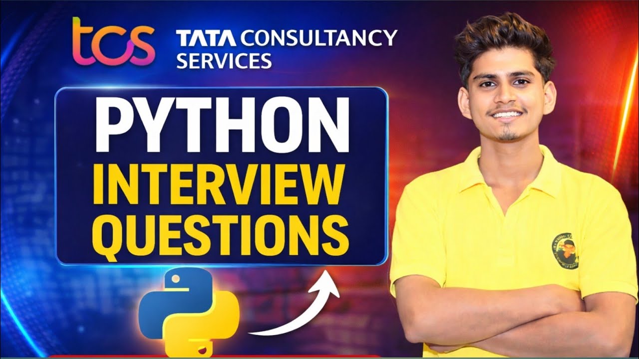 TCS Python Interview Questions | Most Repeated Coding Questions 