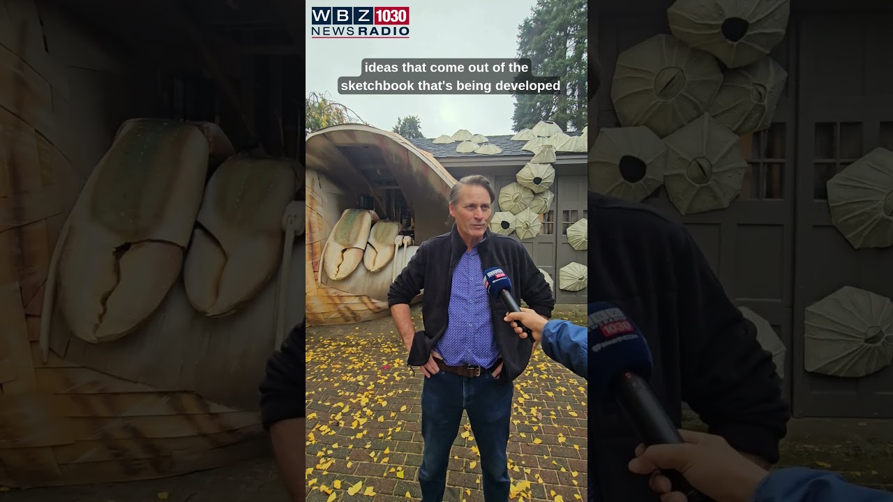 Marblehead Architect Shows Off His Latest Halloween Creation.