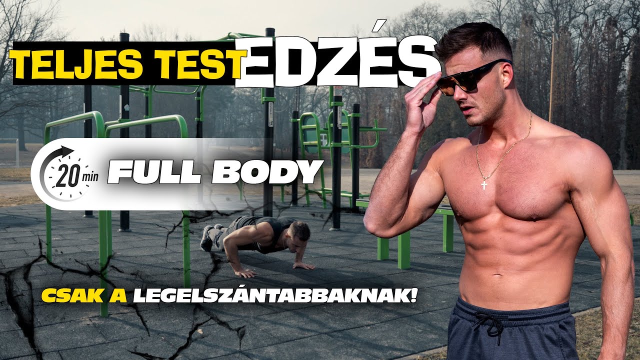 10 Perces TELJES TEST EDZÉS (Felszerelés Nélkül!) | OTTHONI EDZÉS