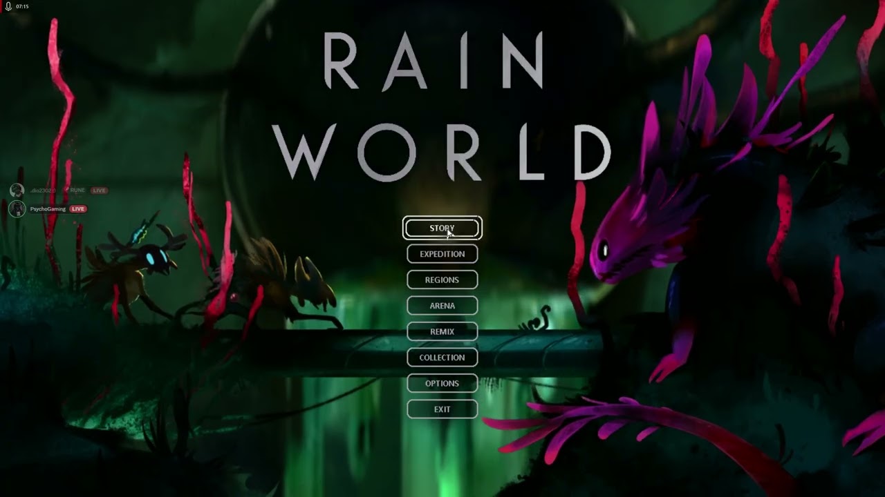 Rain World again slowly but surely.