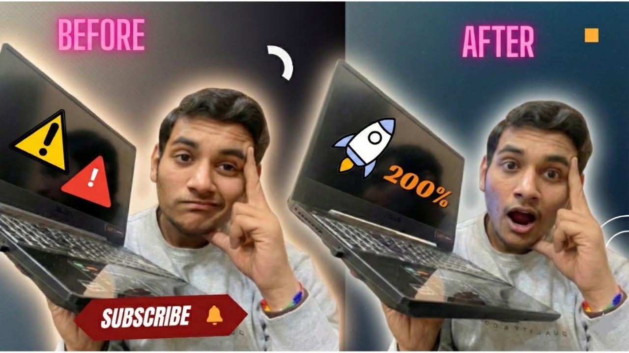 🚀Old Laptop Ko Naya Bana Diya 200% Fast 🚀