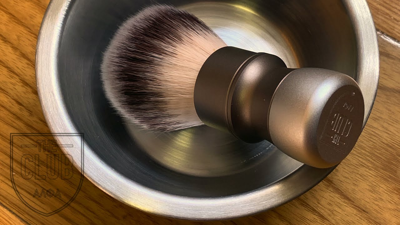 The Club x Alpha Shaving - Bandit Aluminium Brush