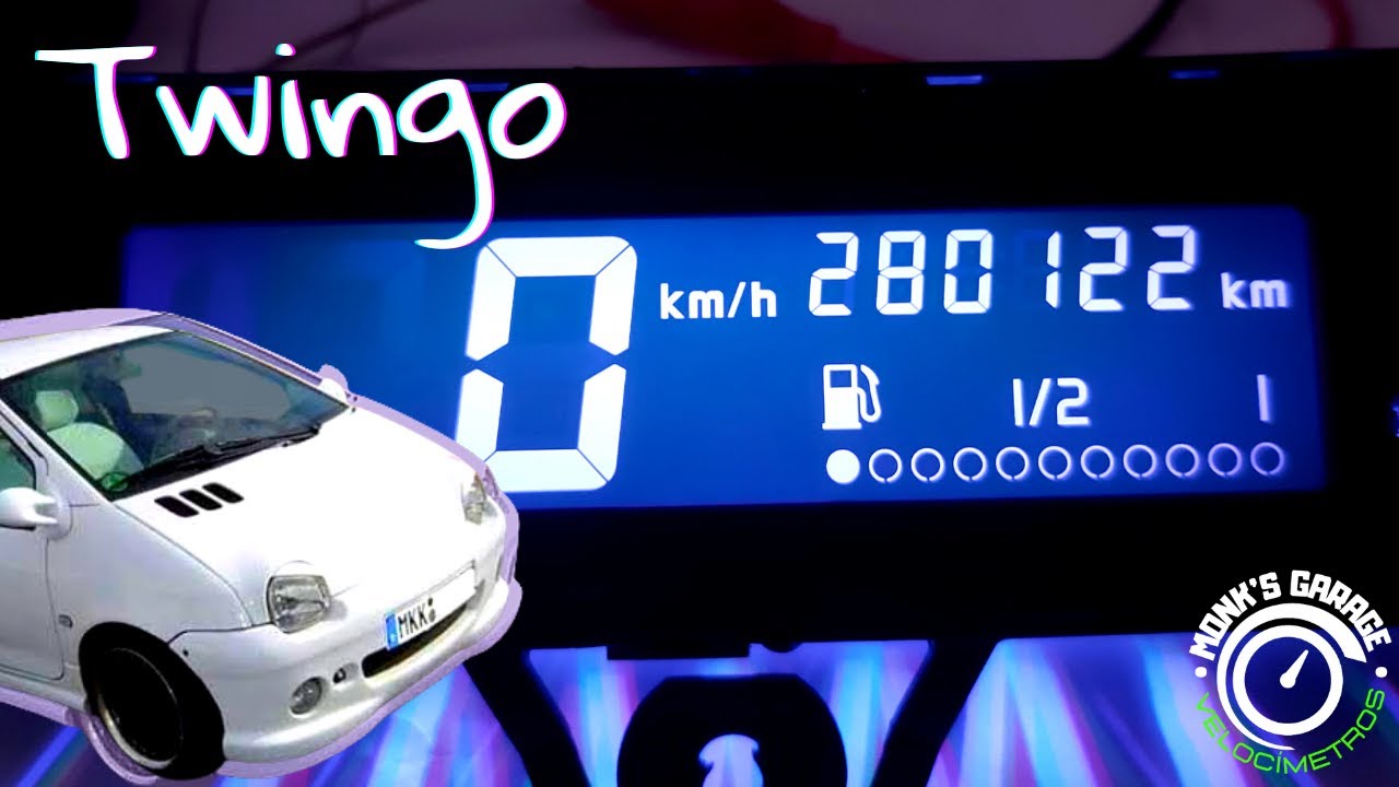 RENAULT TWINGO - Defeito no display + customização em led!!