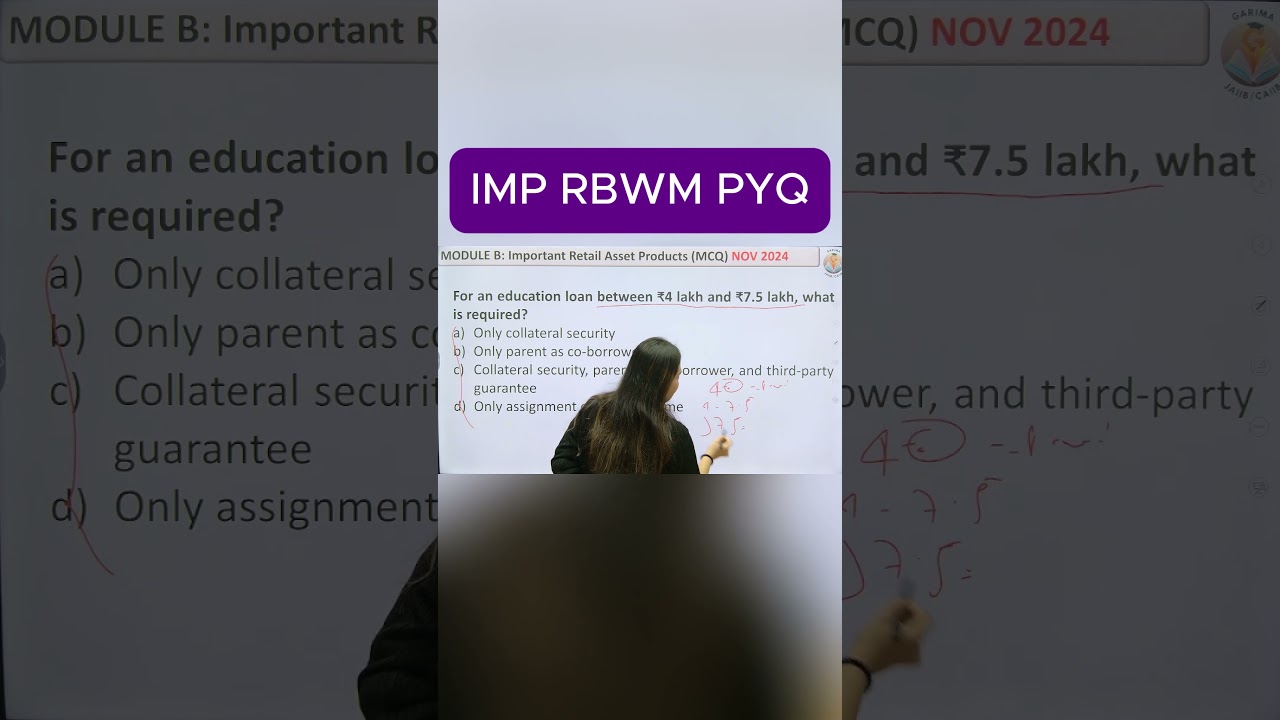 Important RBWM PYQ 