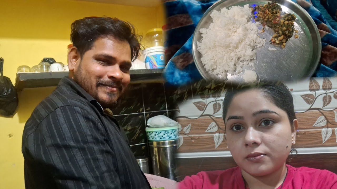 अचानक तबीयत खराब होने से मेरे हस्बैंड ने बनाया  खाना #viralvideos #dailyvlog @shalineeshubhamvlogs 