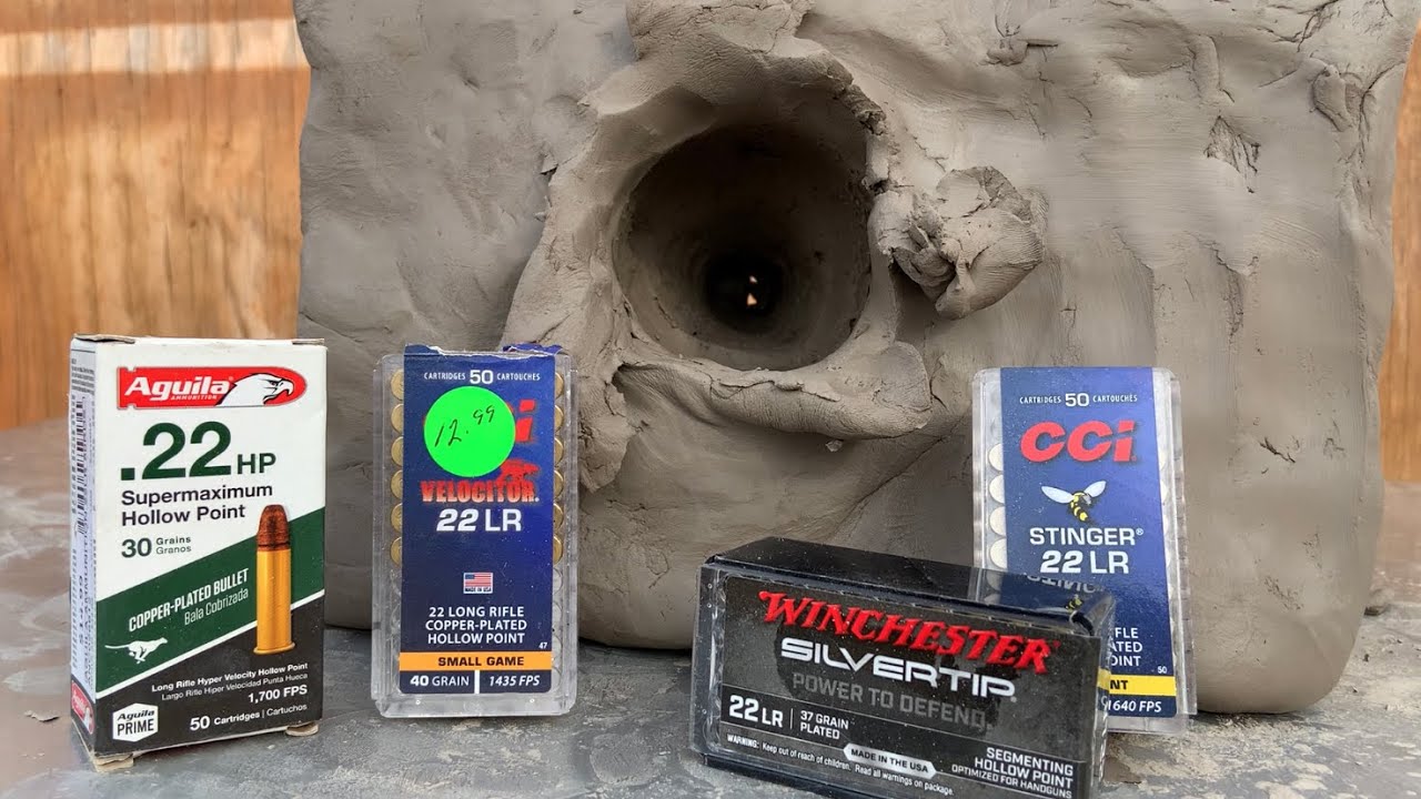 The Ultimate 22lr Test 25lbs Of Clay