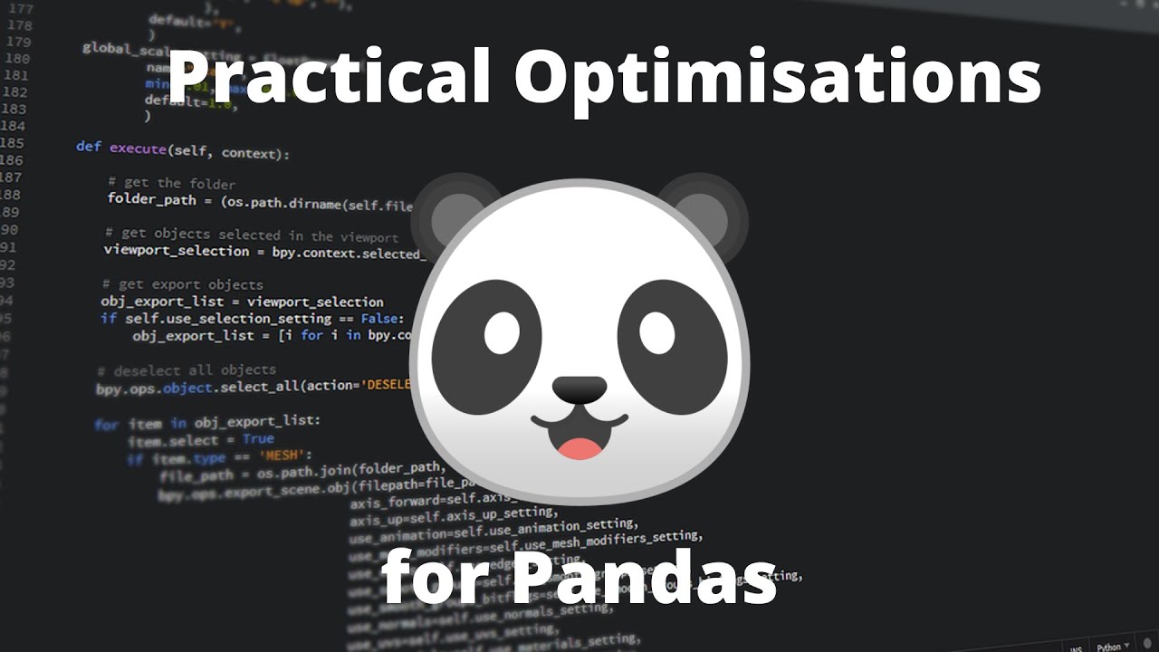 Eyal Trabelsi: Practical Optimisation for Pandas