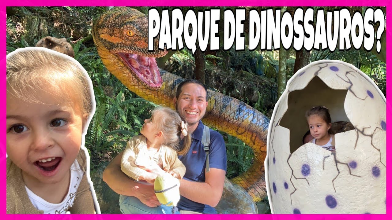 MARIA ALICE NO PARQUE TERRA MÁGICA FLORYBAL EM GRAMADO - ENTRAMOS NO MUNDO DOS DINOSSAUROS