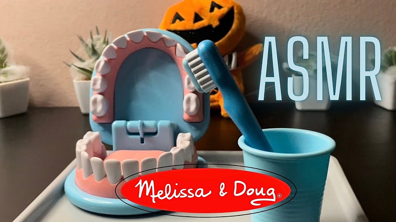 Melissa & Doug Dentist Kit ASMR (Tapping, Brushing, Extras)