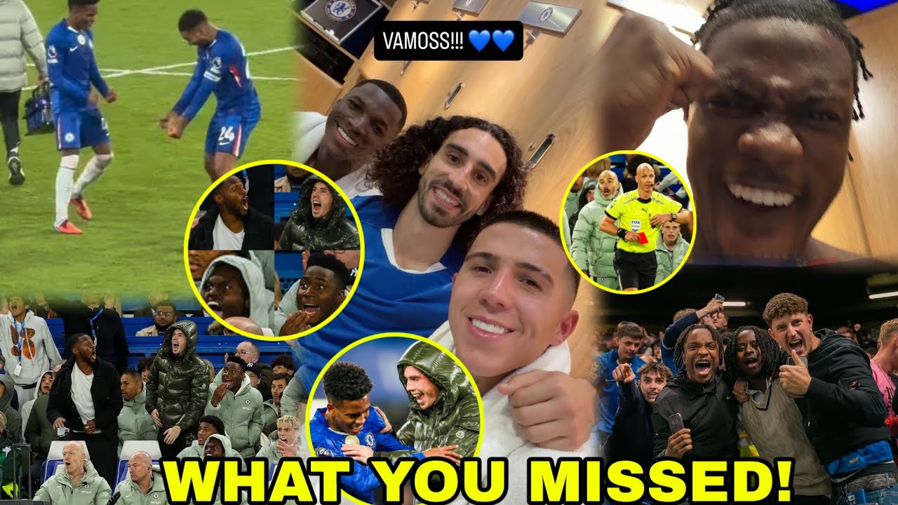 FULL COMPILATION🔥Dressing Room Jubilation😂Unseen moments,Fans Reactions,Estevao at Stamford Bridge 