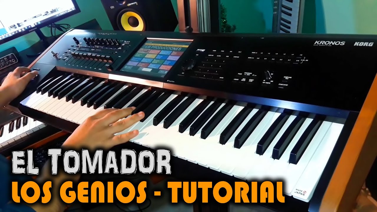 EL TOMADOR ➤ LOS GENIOS 🔥| TUTORIAL TECLADO 🎹