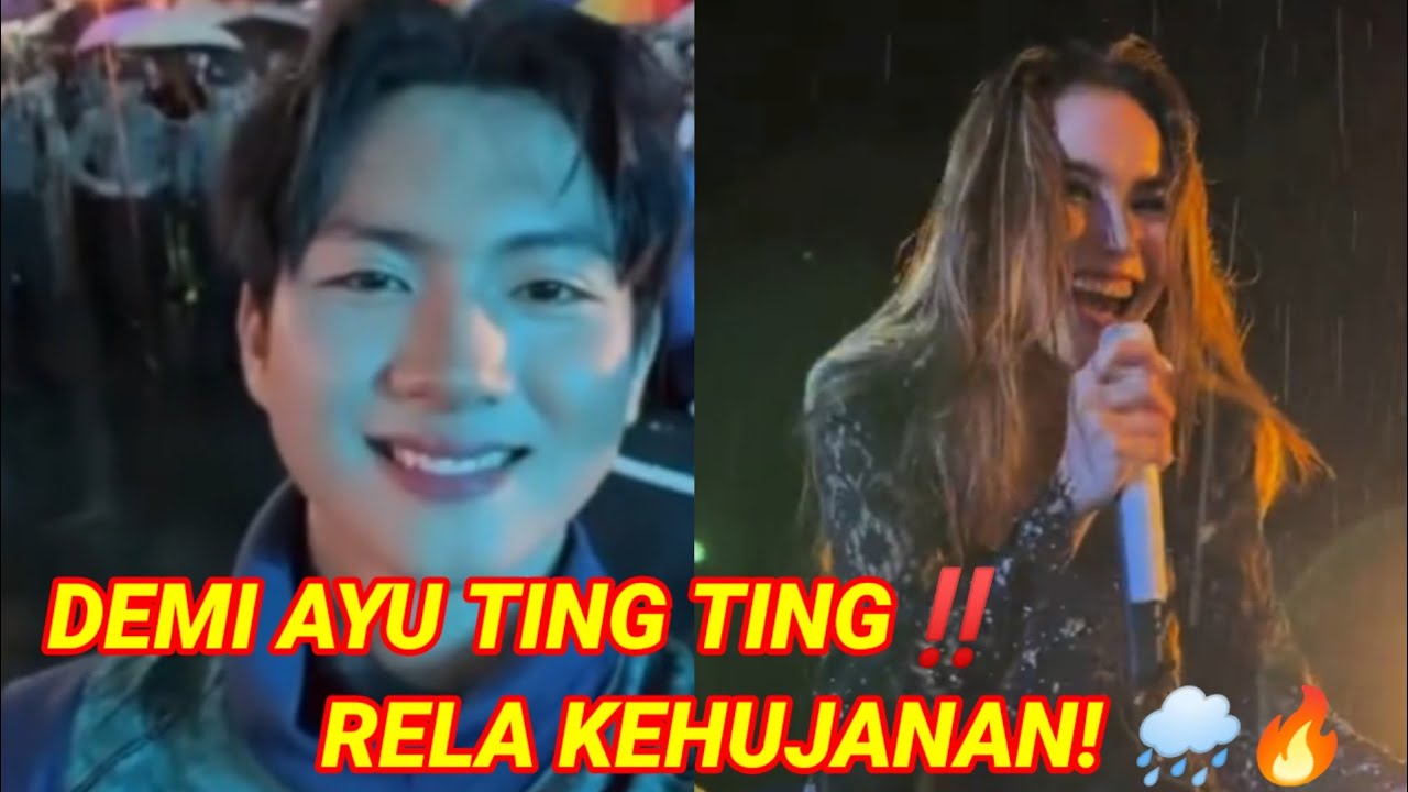 Demi Ayu Ting Ting#‼️ Fansboy Asal Palangkaraya Rela Diguyur Hujan 🌧️❤️#ayutingting #selebviral