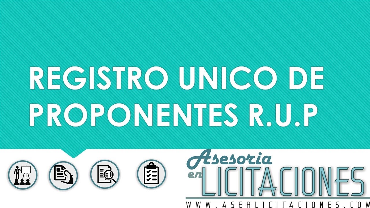 REGISTRO ÚNICO DE PROPONENTES_RUP