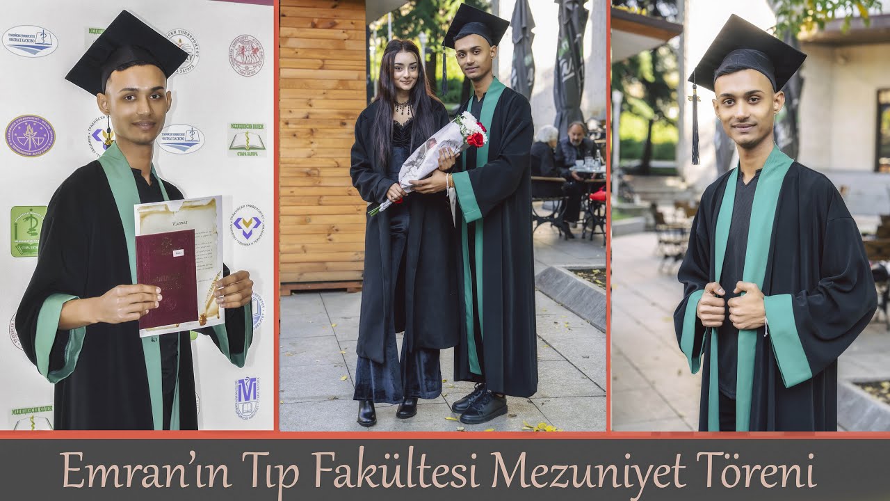Emran’ın Tıp Fakültesi Mezuniyet Töreni