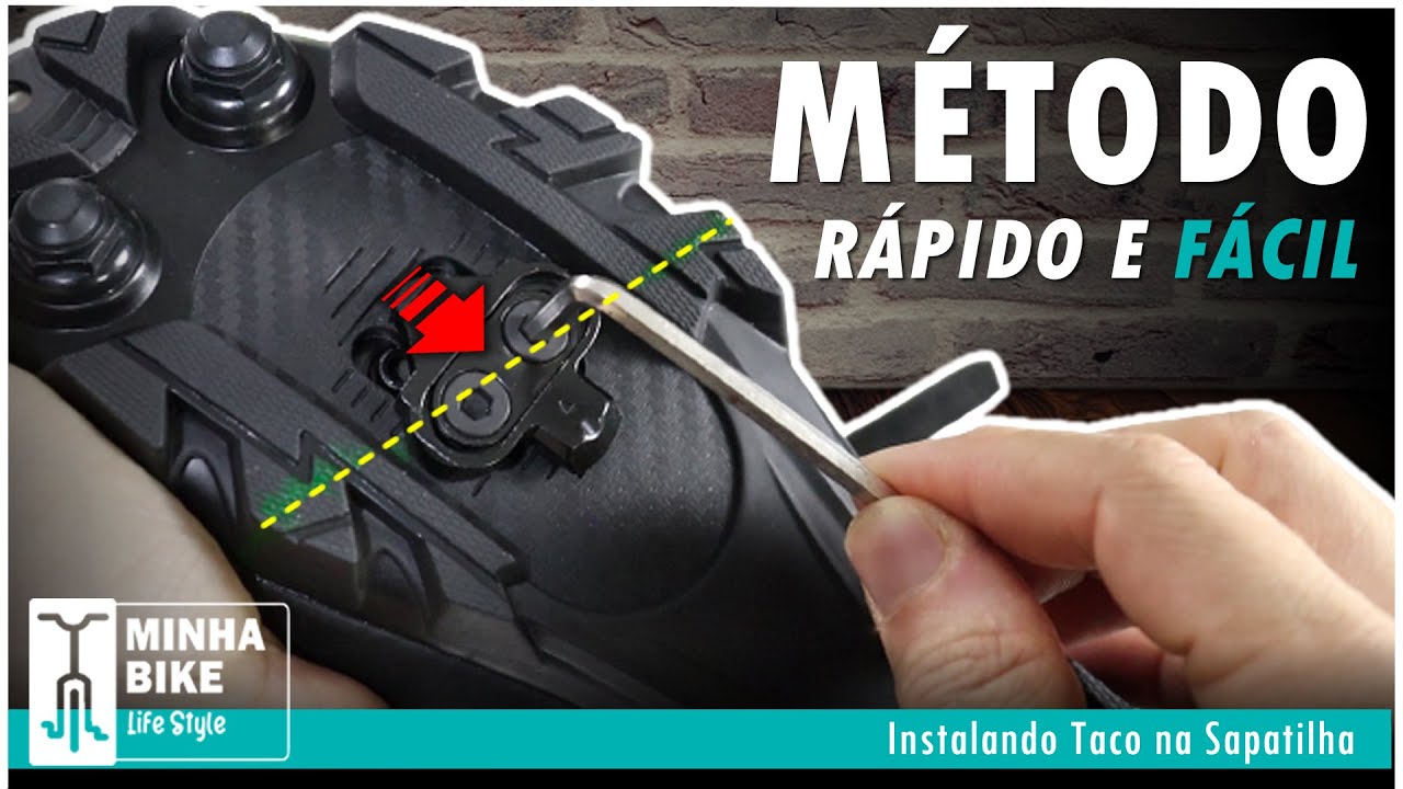 COMO INSTALAR OS TACOS NA SAPATILHA DE MTB - Minha Bike Life Style