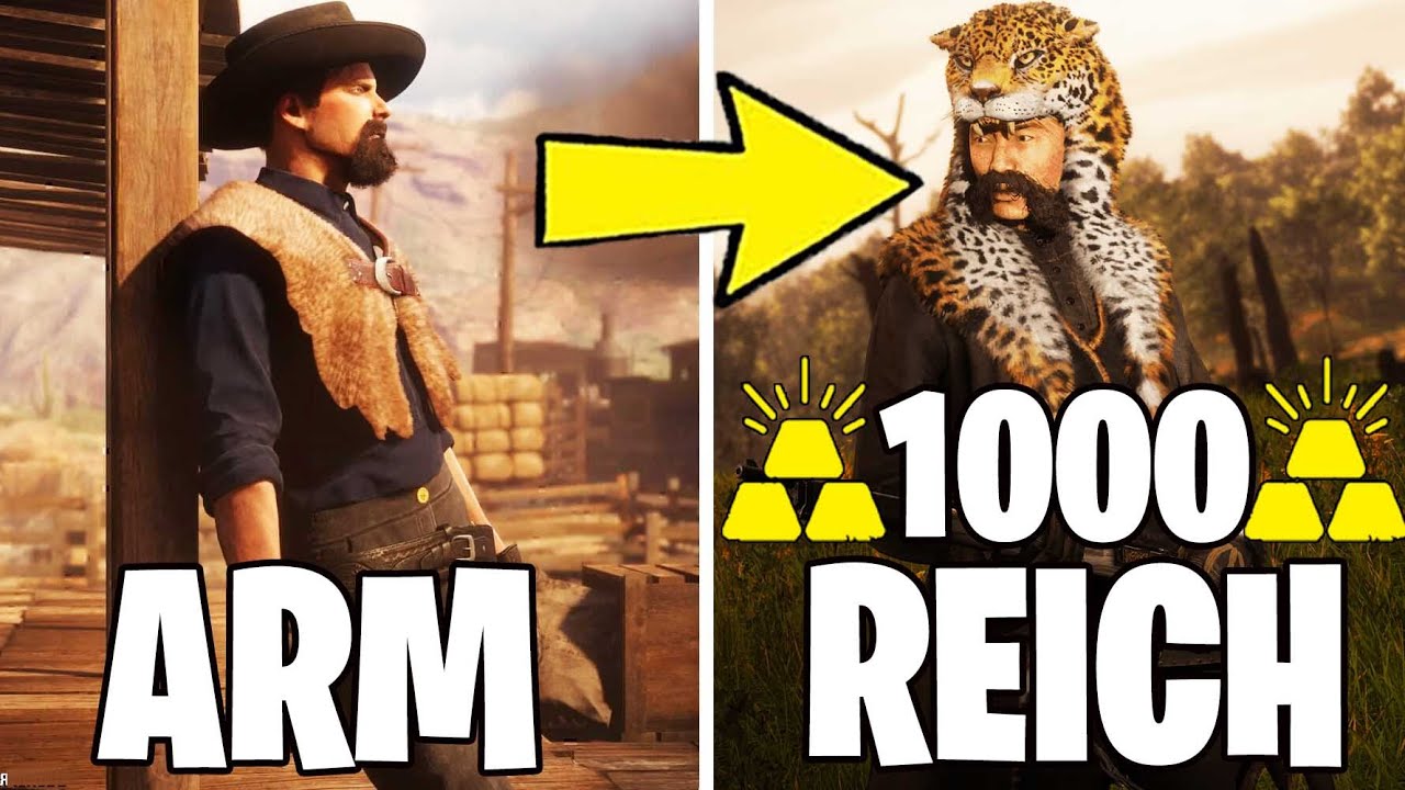 SCHNELL REICH WERDEN - Gold, Dollar, XP Farm & Rollen Rabatt | Red Dead Redemption 2 Online deutsch