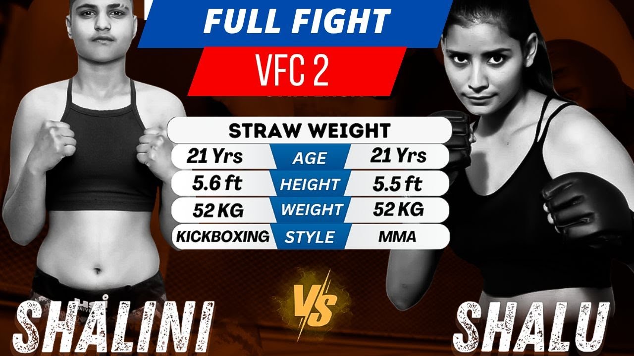 SHALINI VS SHALU FULL FIGHT || VFC 2 || #vfc #mma #sports