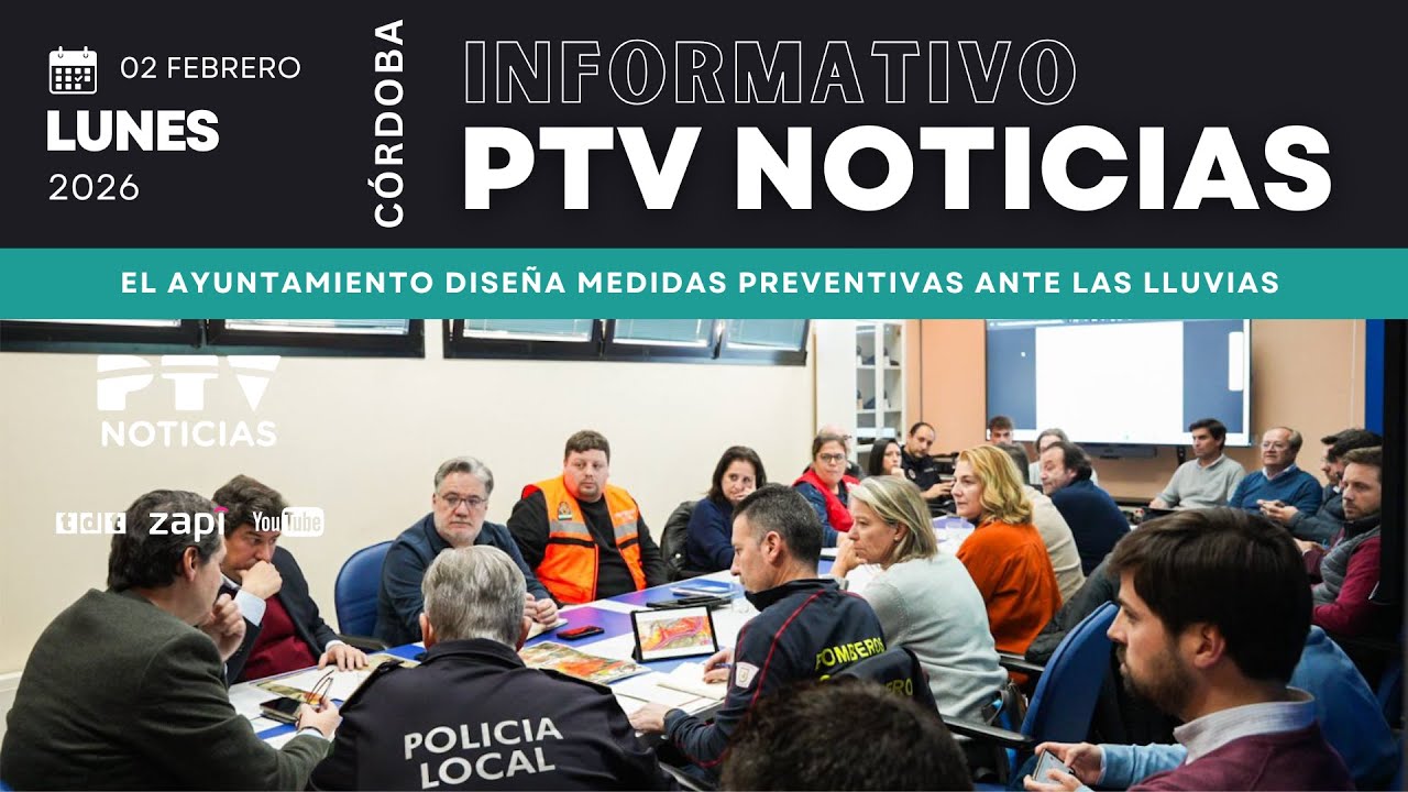 📺 PTV NOTICIAS CÓRDOBA HD | El Ayuntamiento diseña medidas preventivas ante las lluvias | 2 feb