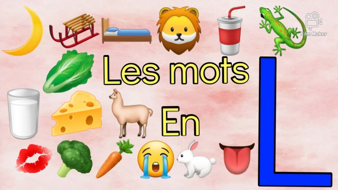 apprendre les mots qui commencent par la lettre L en français facilement