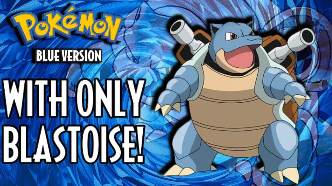 Blastoise Solo Run - Pok&eacute;mon Blue