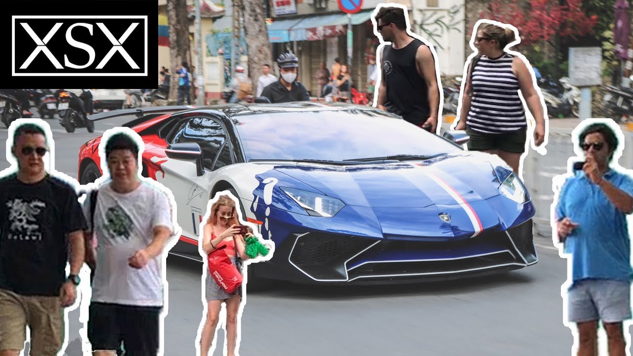Minh Nhựa Khiến Du Khách & Người Dân Trầm Trồ Khi Cầm Lái Lamborghini Aventador 35 Tỷ Dạo Phố | XSX