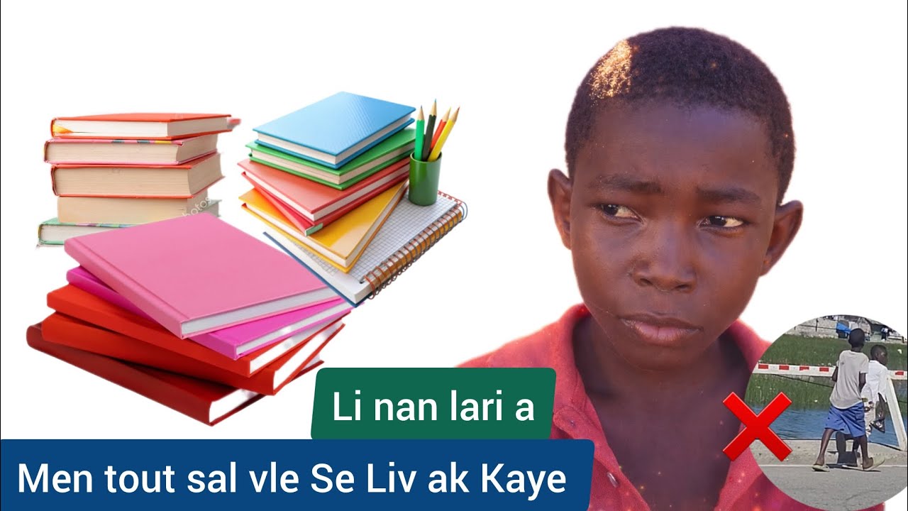 😮Nan lari a,Lapolis konn bat li, Se Kaye li bezwen ak liv poul al lekòl .