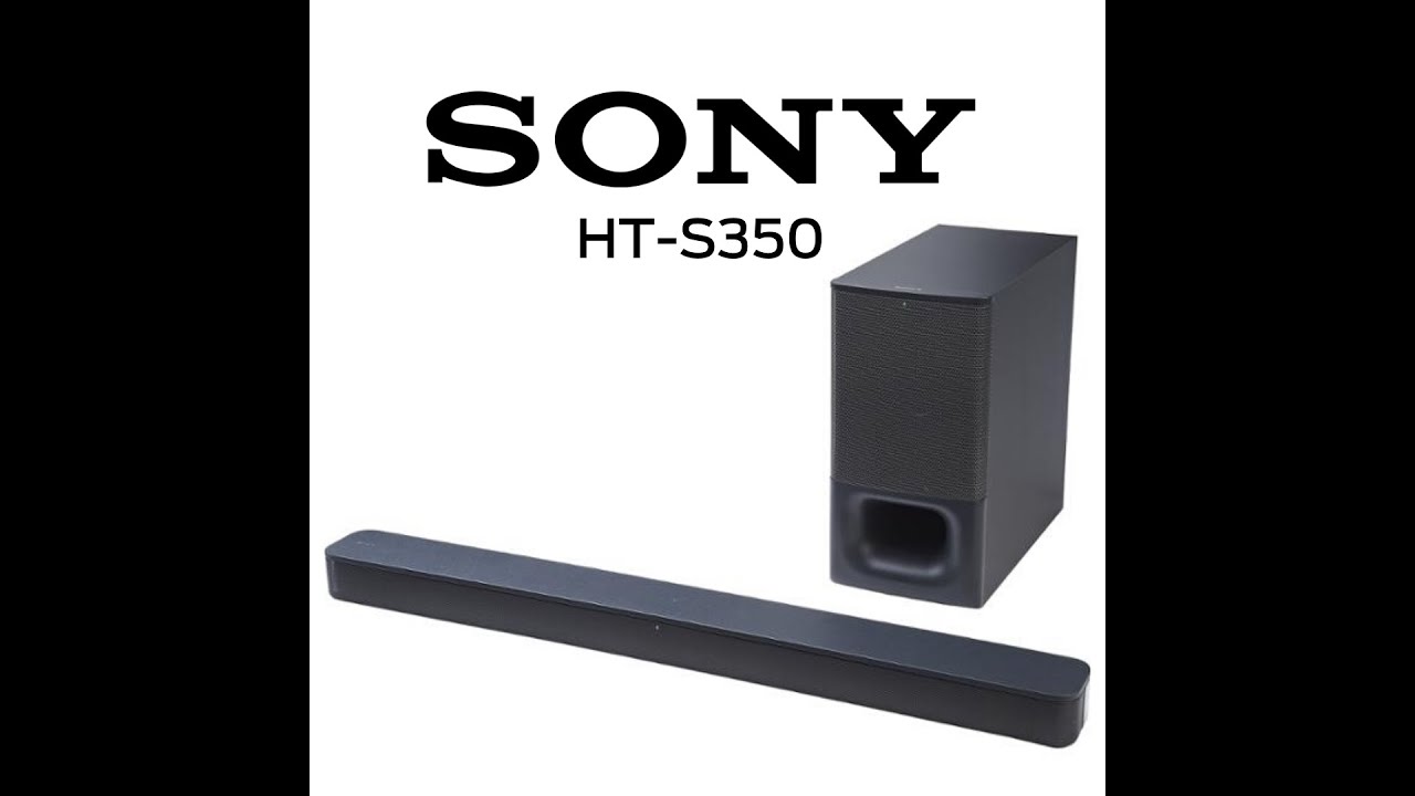 je vous présente ma barre de son (Sony HTS 350)