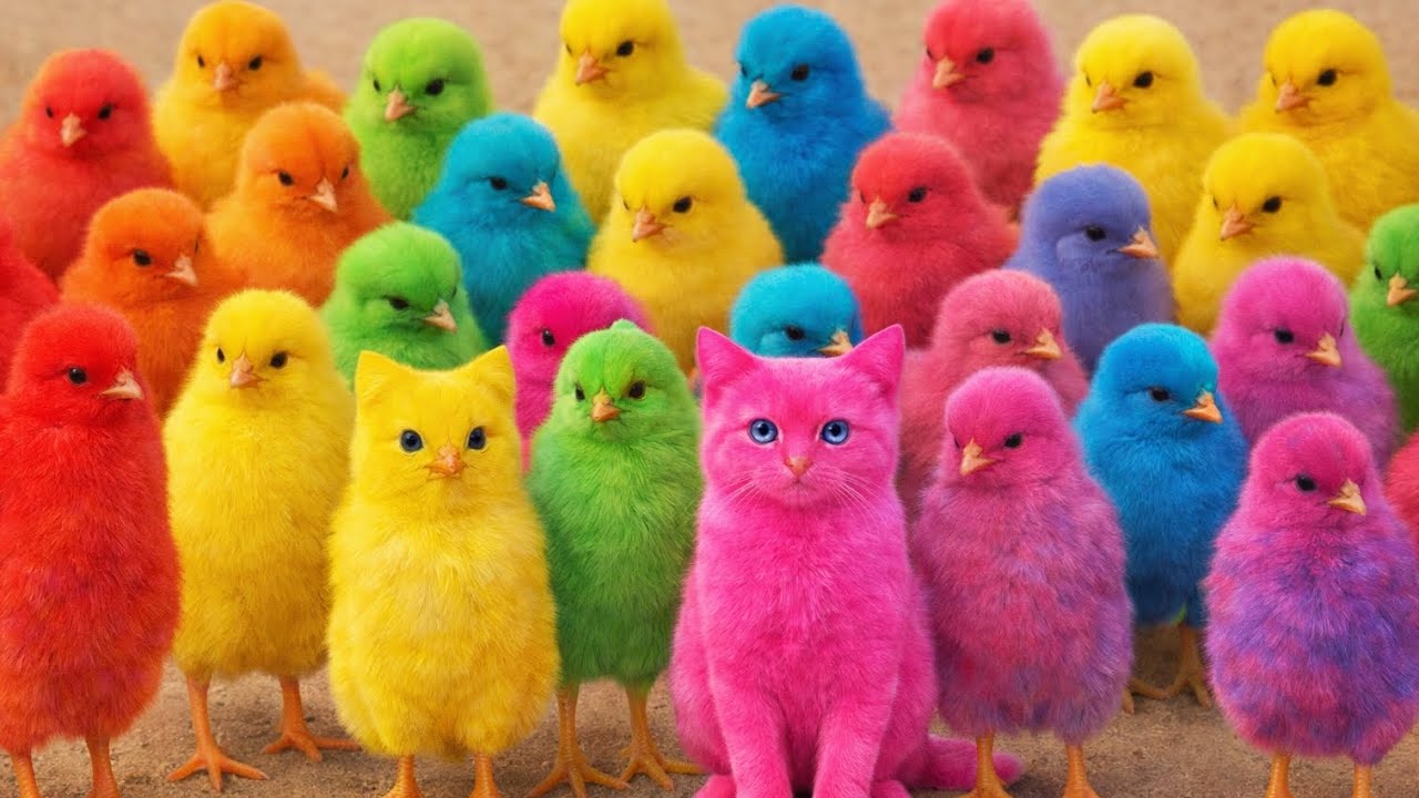 Tangkap Ayam Lucu, ayam warna warni, ayam rainbow, kelinci lucu, bebek lucu, ikan koi, Hewan Lucu