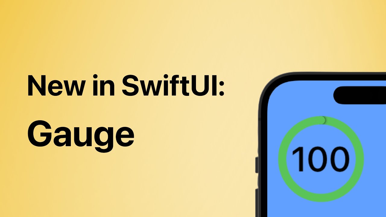 New in SwiftUI: Gauge View