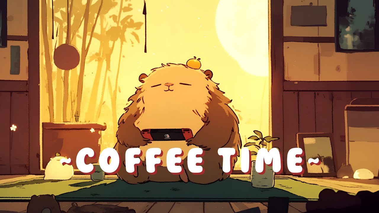 [60 Minutes] Capybara Beats Radio - Cozy Lofi Hip Hop Mix ~ Peaceful Moments ~ 🦫 🌙 📖