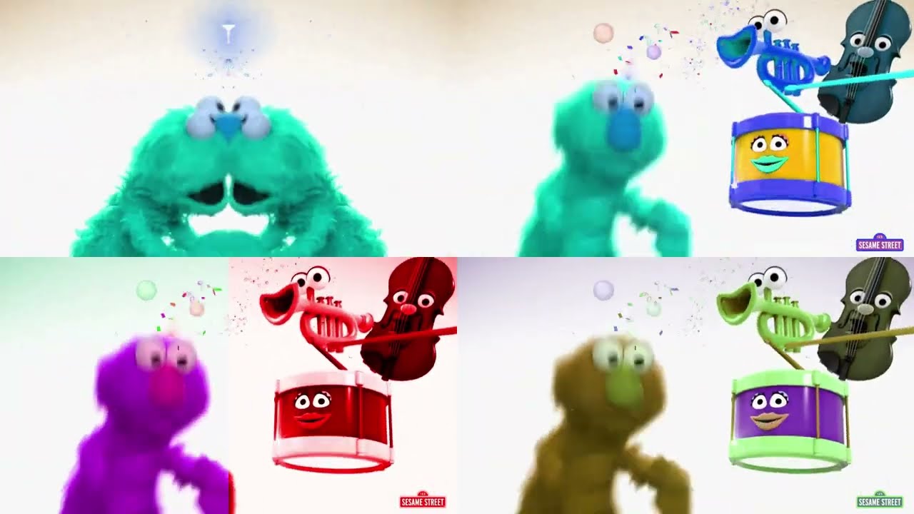 Sesame Street Elmo's Musical Effects Sponsored By Klasky Csupo 2001 Effects Combined