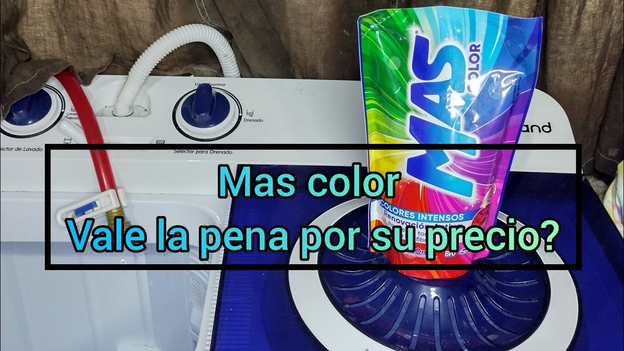 Rutina de lavado/ detergente liquido mas color ¿es bueno? /lavadora durabrand 