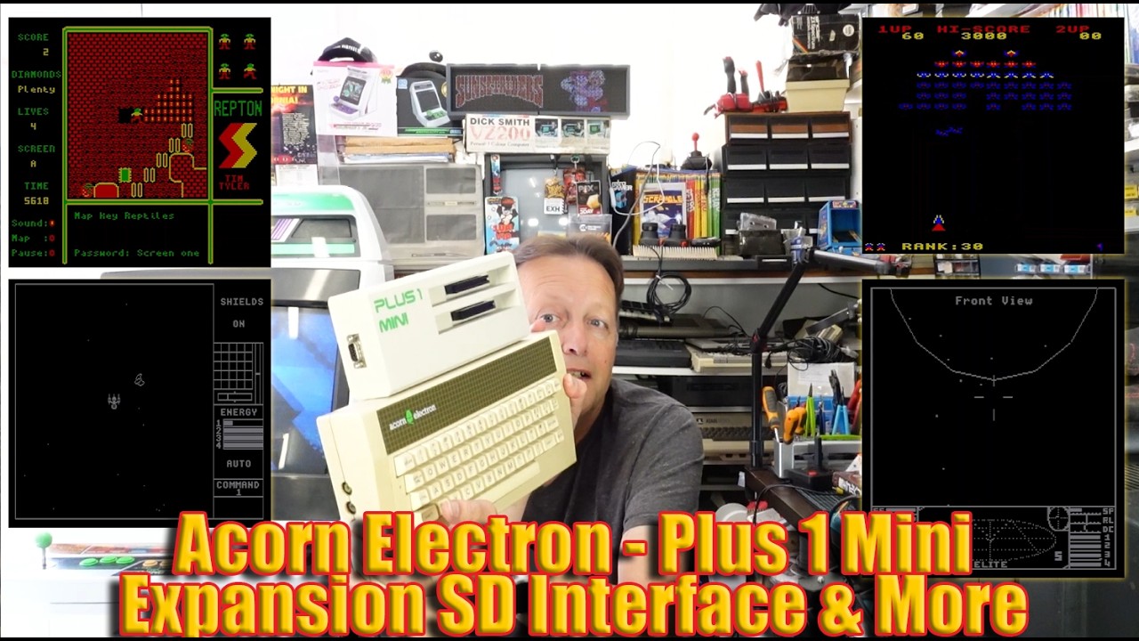 Acorn Electron - Plus 1 Mini Expansion SD Interface & More