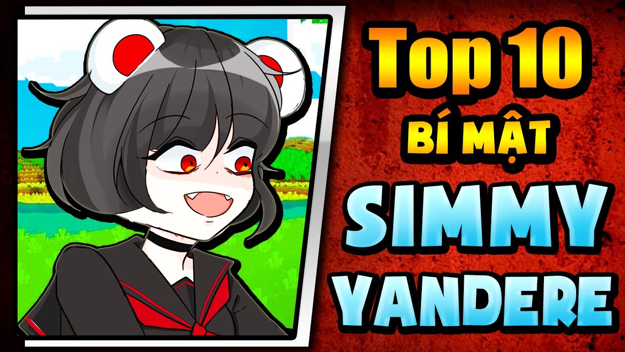 MRVIT - TOP 10 BÍ MẬT VỀ SIMMY YANDERE TRONG MINI WORLD !!! (TOP 10 MRVIT #11)