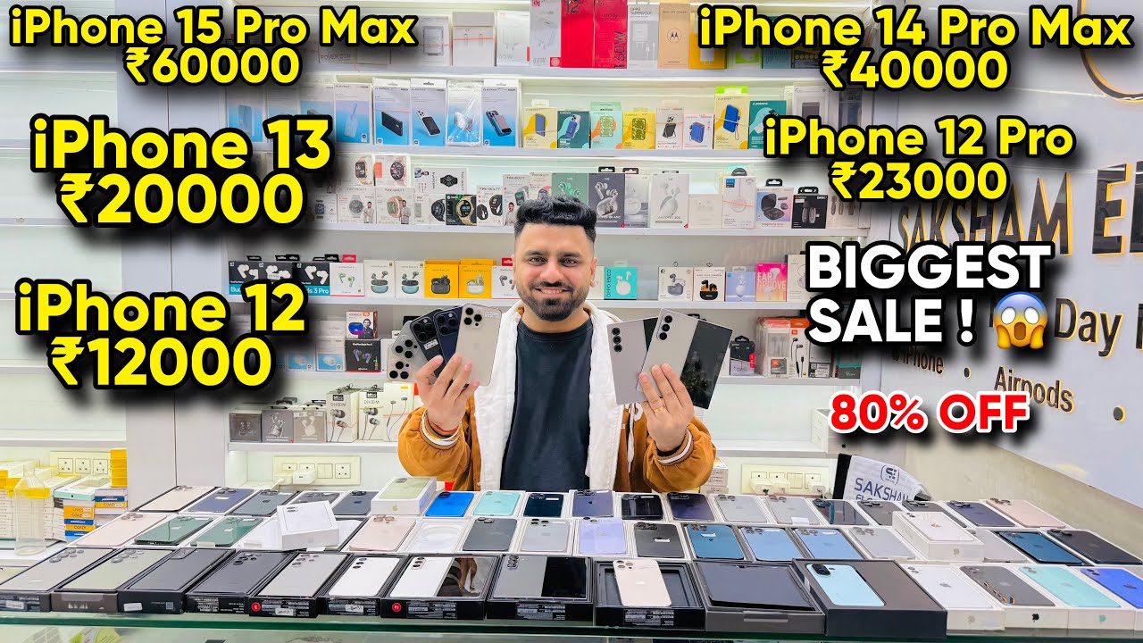 Biggest iPhone Sale Ever 🔥 I Cheapest iPhone Market | Second Hand Mobile | iPhone16 Pro iPhone 17
