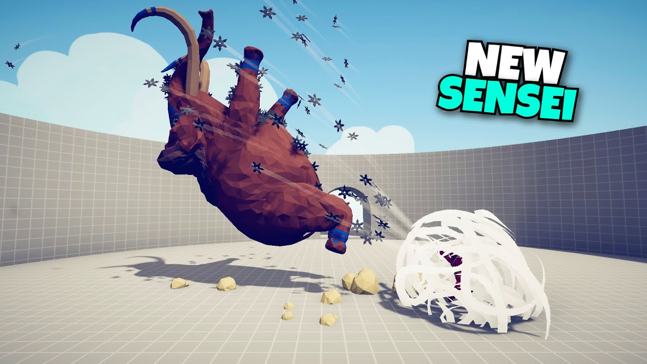 NEW SENSEI VS EVERY UNITS - Totally Accurate Battle Simulator TABS