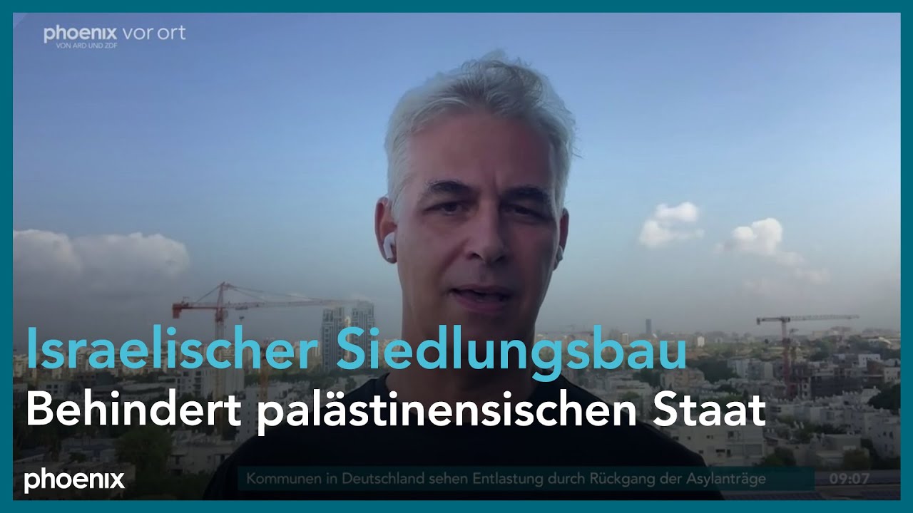 phoenix tagesgespr&auml;ch mit Gil Yaron zum Nahostkonflikt am 21.08.25