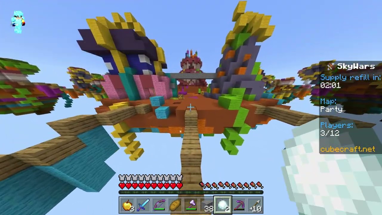 Cubecraft Skywars Solos #46