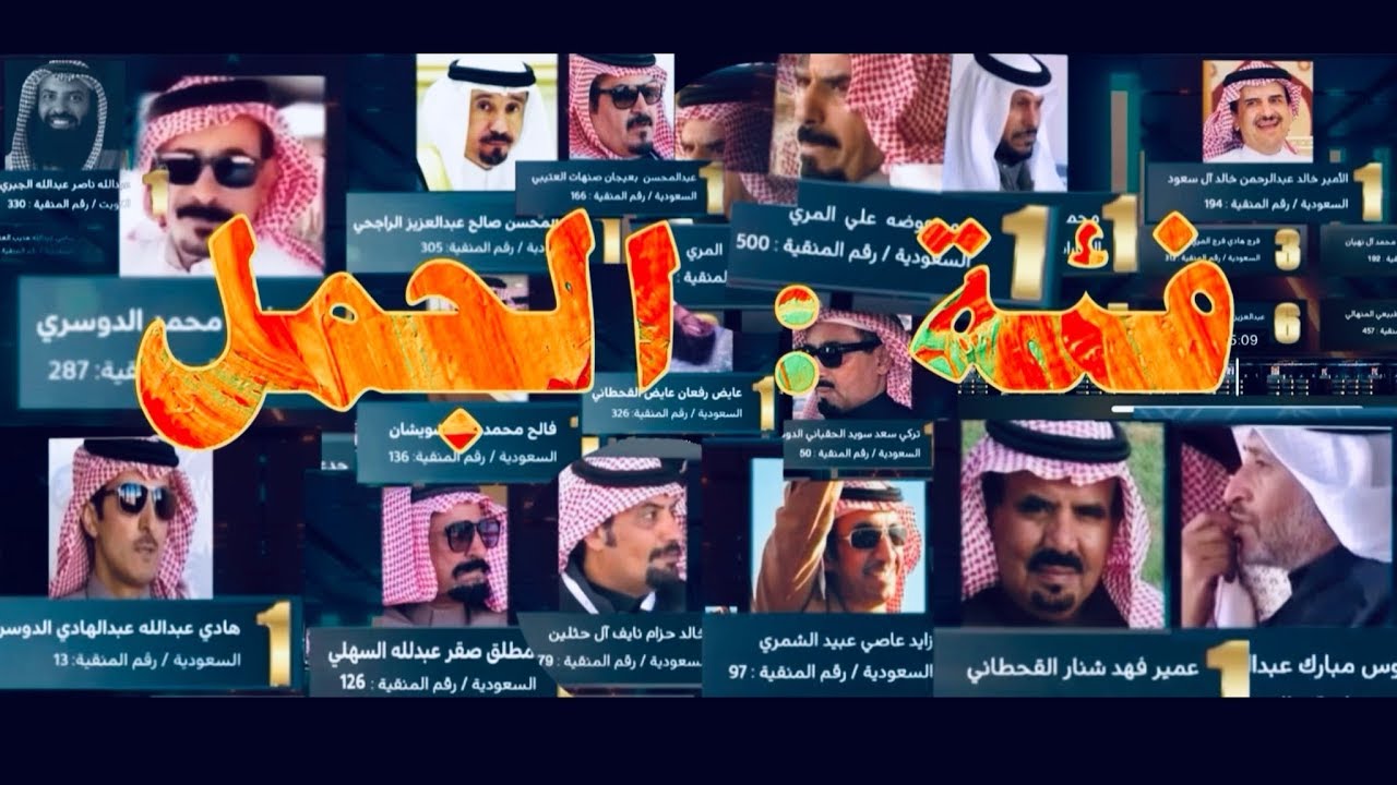 نتائج فئة الجمل  مهرجان جائزة الملك عبدالعزيز للإبل 4