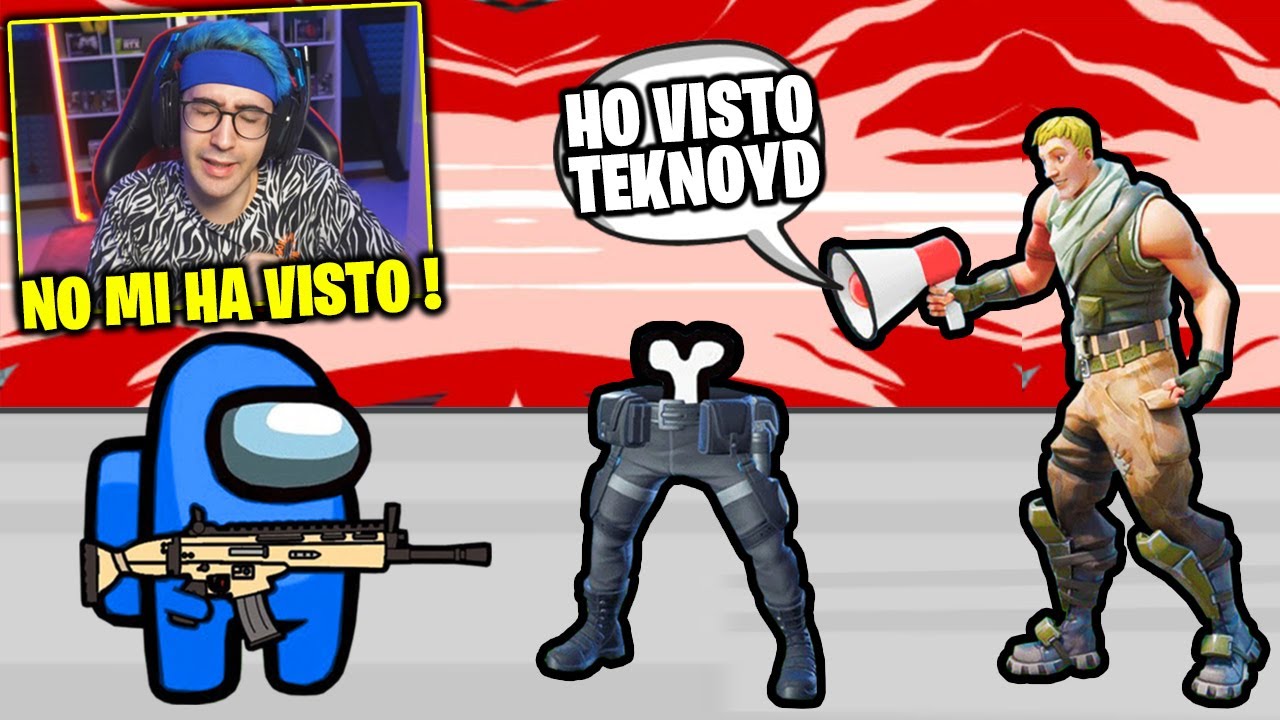 GIOCHIAMO ad AMONG US su FORTNITE (100% UGUALE)
