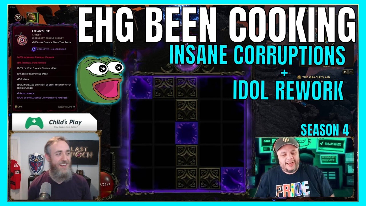 SZALONE NOWE ZWIASTUNY S4 &ndash; Giga Corrupt Mods + Ogromna PRZER&Oacute;BKA IDOL | Last Epoch 1.4