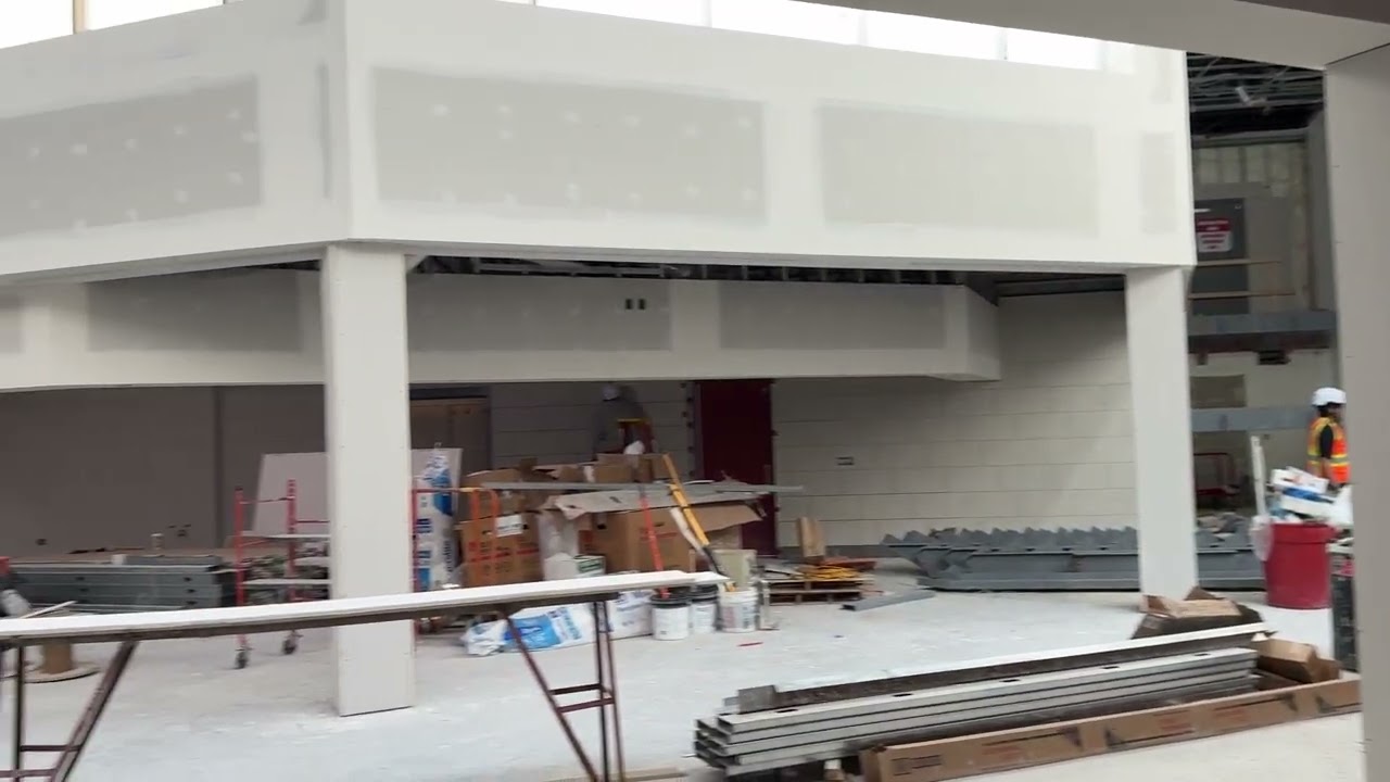 #JHS ECHS Students Tour Cafeteria Construction Site